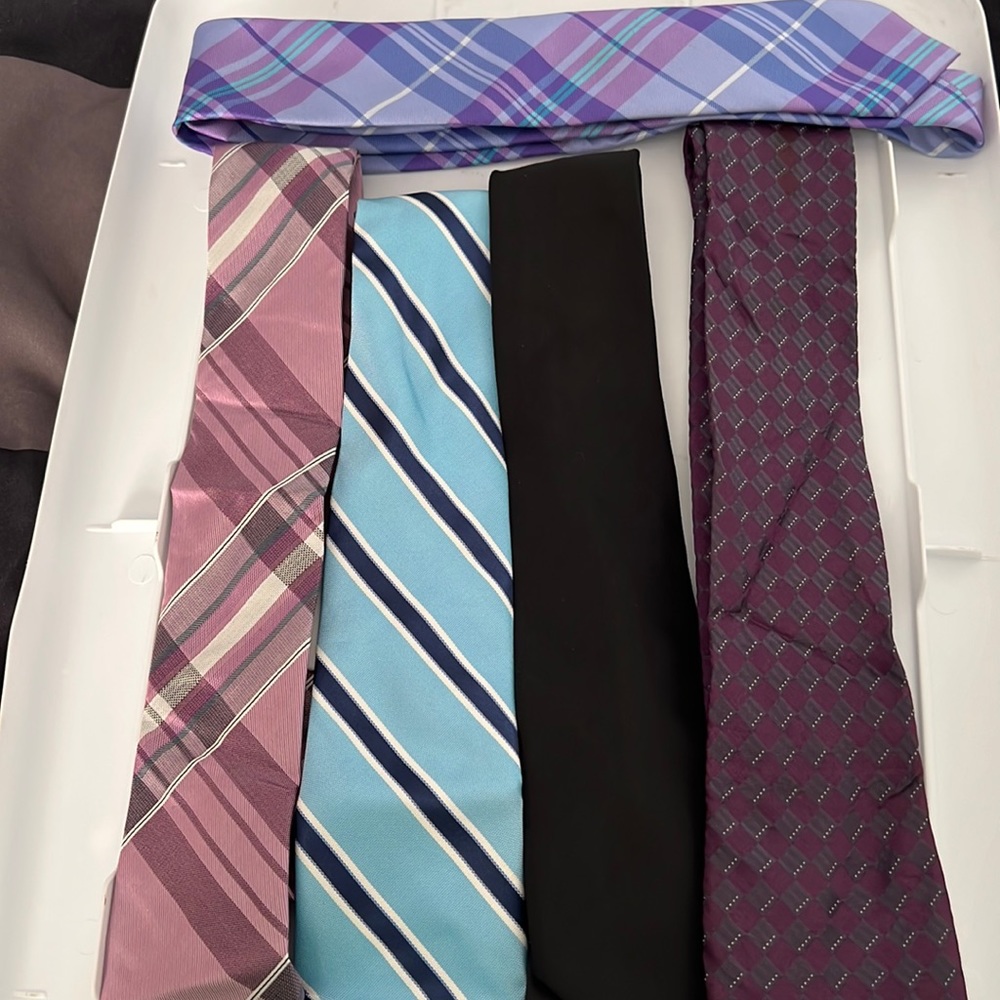 5 ties, assorted
